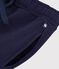 Children's plain cotton jogging bottoms blue