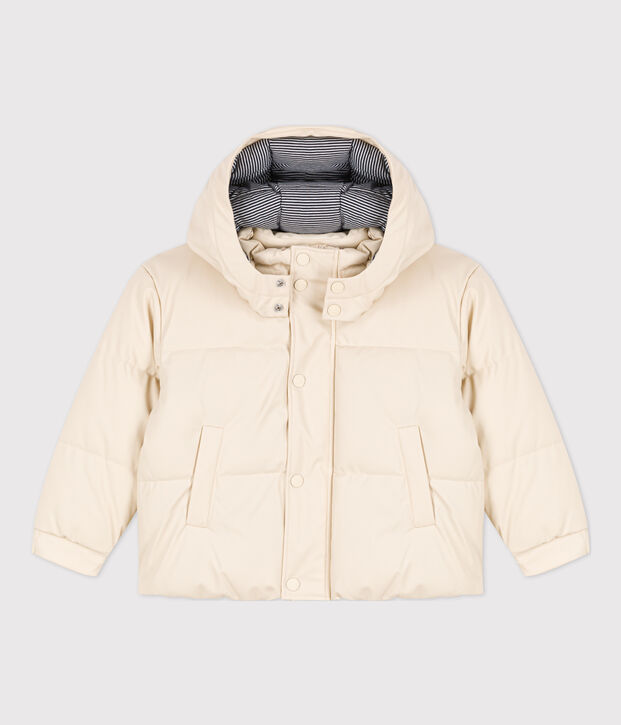 Unisex Puffer Jacket Ecru