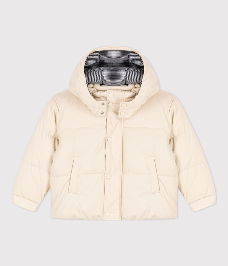 Unisex Puffer Jacket Ecru