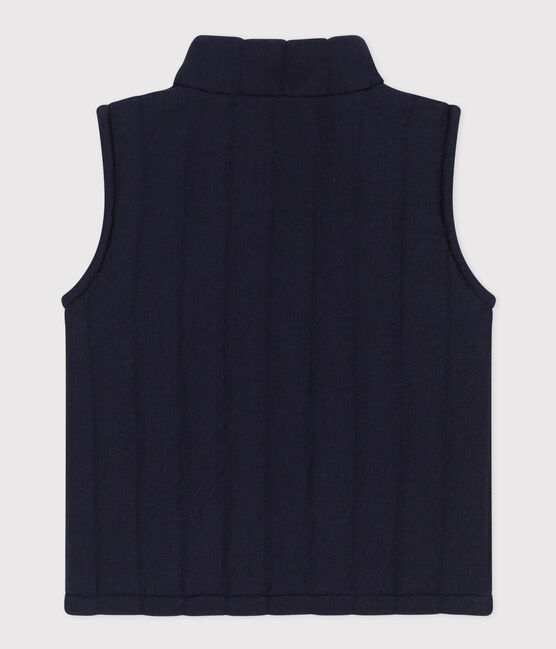 Babies' Unisex Quilted Tube Knit Bodywarmer SMOKING blue