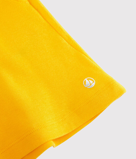 Girl's Cotton Shorts JAUNE yellow