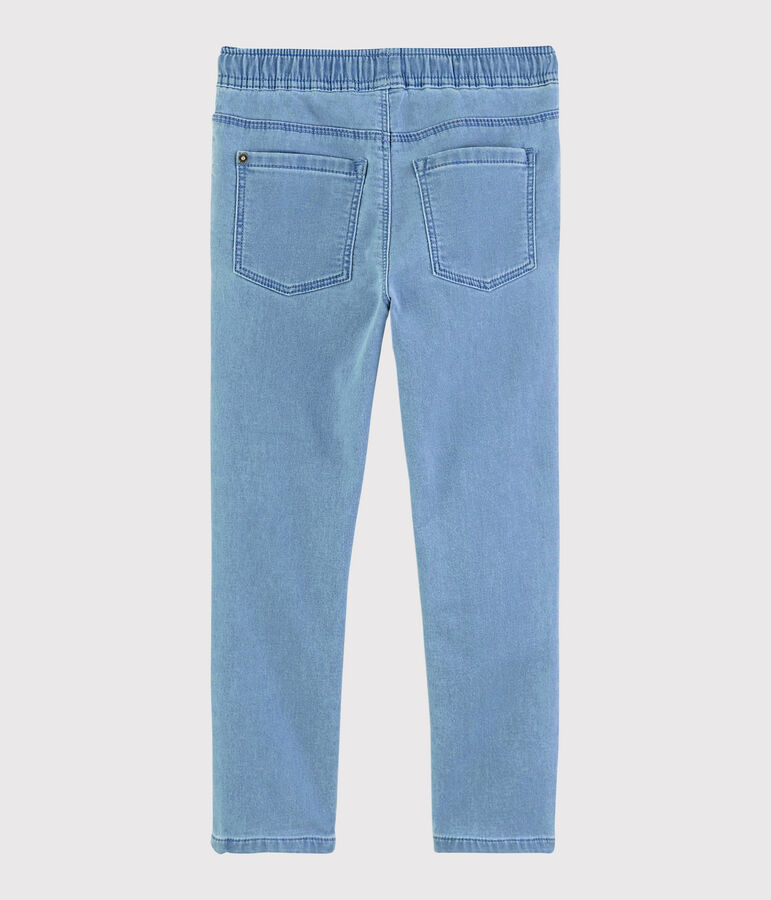 Boys' Denim Fleece Trousers blue