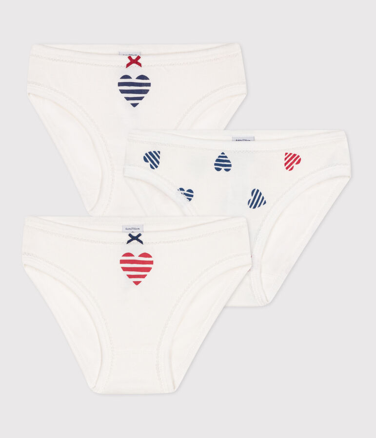 Children's heart-print cotton pants - 3-Pack variante 1