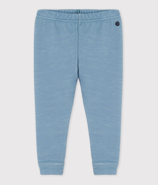 Babies' Wool/Cotton Jersey Leggings ROVER blue