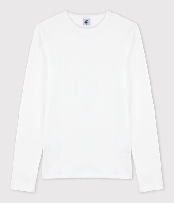 Women's Iconic Cocotte Stitch Cotton T-Shirt ECUME white