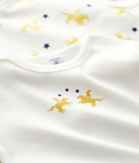 Boys' Knight Print Long-Sleeved Cotton T-Shirts - 2-Pack variante 1