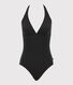 Women's One-Piece Plain Swimsuit