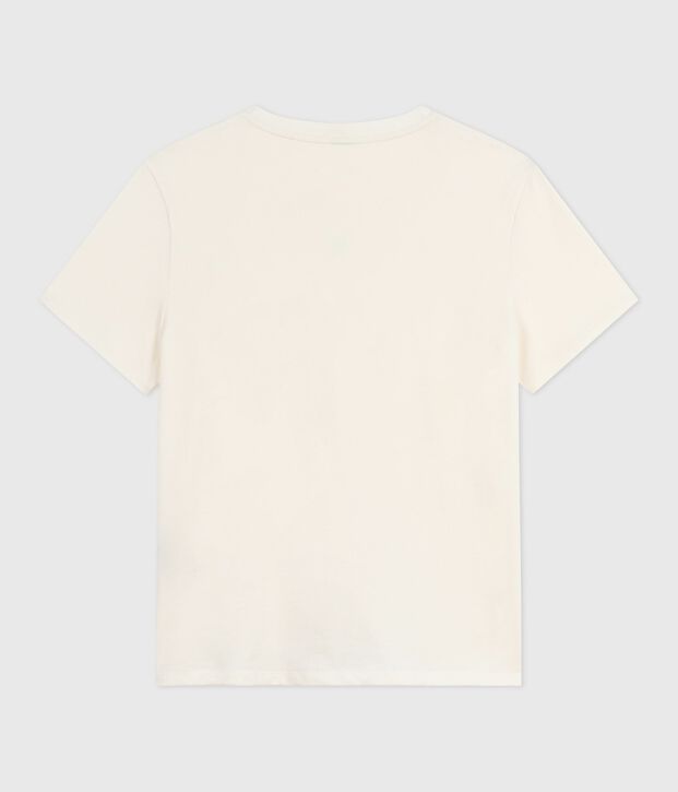 The Straight short-sleeved cotton T-shirt for women MILK
