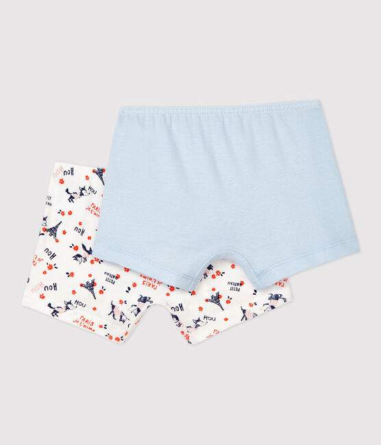 Girls' Paris Print Organic Cotton Hipsters - 2-Pack variante 1