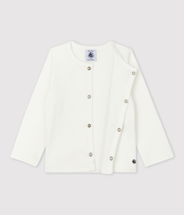 Babies' Cotton Cardigan white