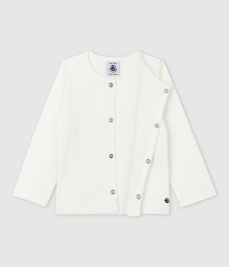 Babies' Cotton Cardigan white