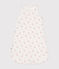 Babies' cotton TOG 1.5 sleeping bag MARSHMALLOW white/MULTICO white