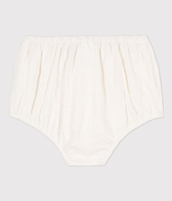 Babies' Broderie Anglaise Bloomers MARSHMALLOW white