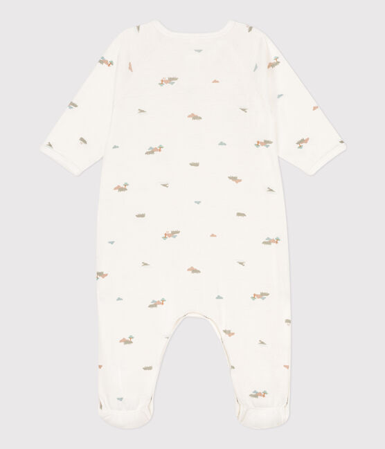 Animal Themed Cotton Sleepsuit MARSHMALLOW white/MULTICO white
