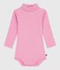 Babies' plain cotton rollneck body