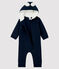 Baby's long playsuit SMOKING blue