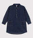 Girls' Long-Sleeved Denim Dress
