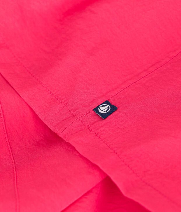 Girls' short-sleeved dress pink