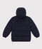 Children's unisex puffer jacket SMOKING blue