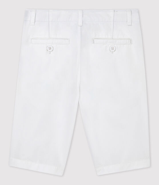 Boys' Serge Bermuda Shorts ECUME white