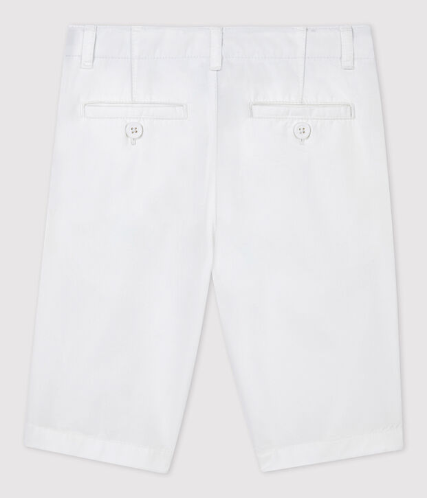 Boys' Serge Bermuda Shorts white
