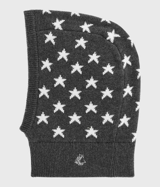 Unisex Baby Balaclava CITY black/MARSHMALLOW white