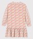 Girls' Long-Sleeved Wool/Cotton Dress