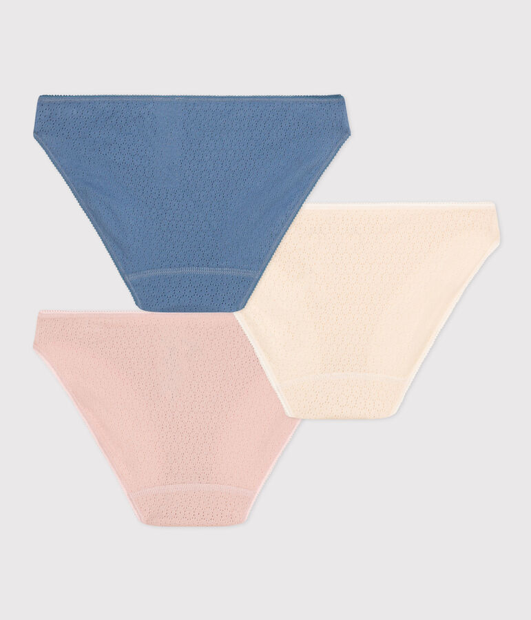 Women's Openwork Cotton Briefs - 3-Pack variante 1