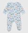 Babies' glow in the dark marine print cotton pyjama suit blue/multicolor