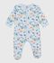 Babies' glow in the dark marine print cotton pyjama suit blue/multicolor