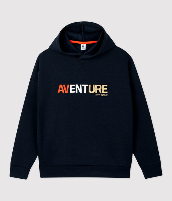 Boys' Fleece Hoodie SMOKING blue