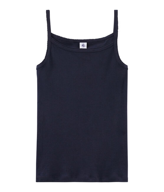 Women's strappy top SMOKING blue