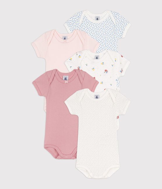 Short-Sleeved Cotton Bodysuits - 5-Pack variante 1