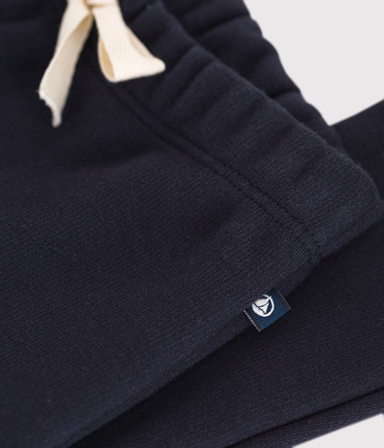 Babies' soft, warm fleece trousers blue