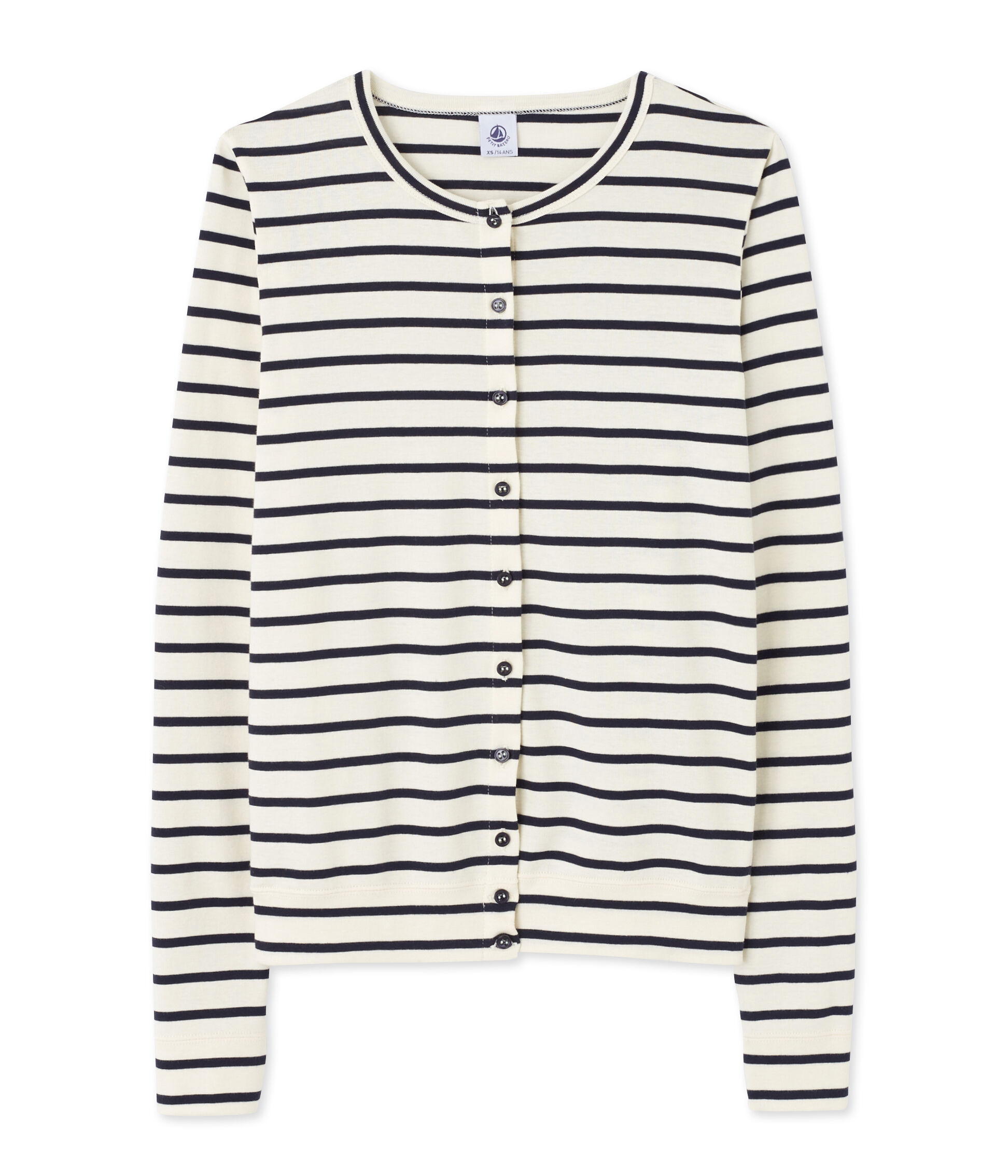 women's striped cardigan