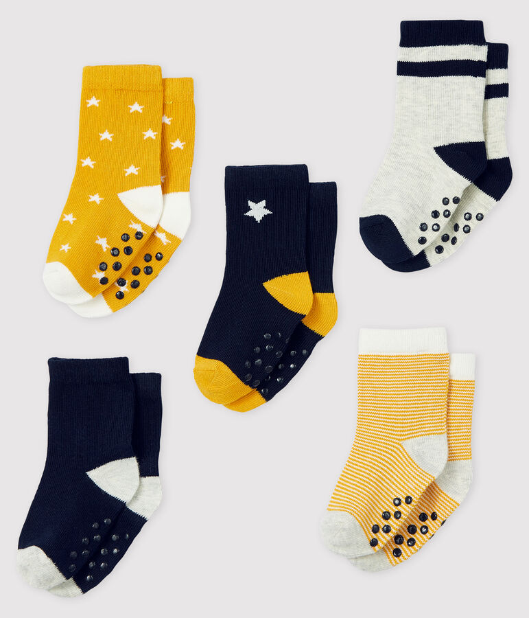Pack of 5 pairs of baby socks multicolor