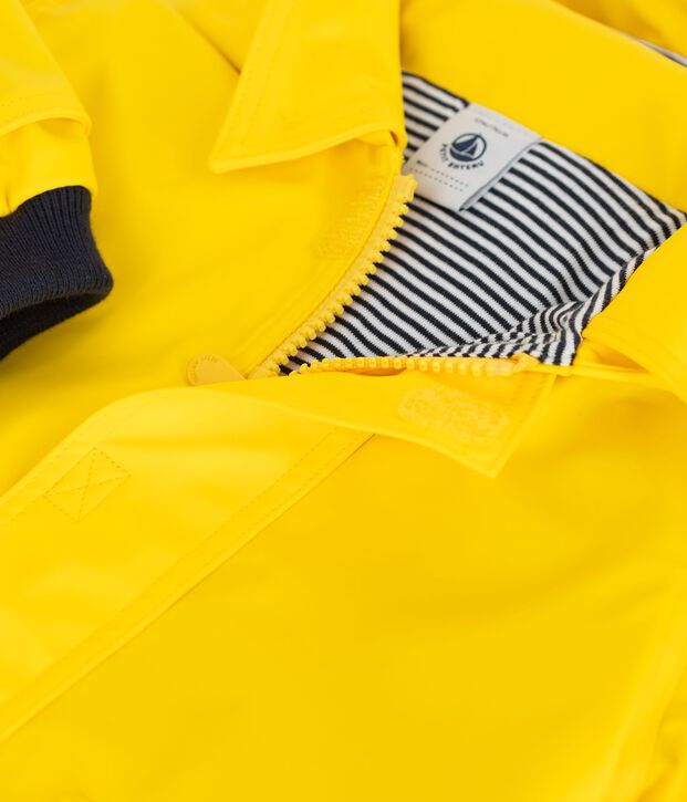 Babies' iconic plain raincoat yellow