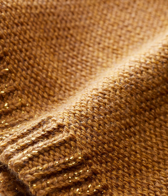 Baby girl's hat BRINDILLE brown/DORE yellow