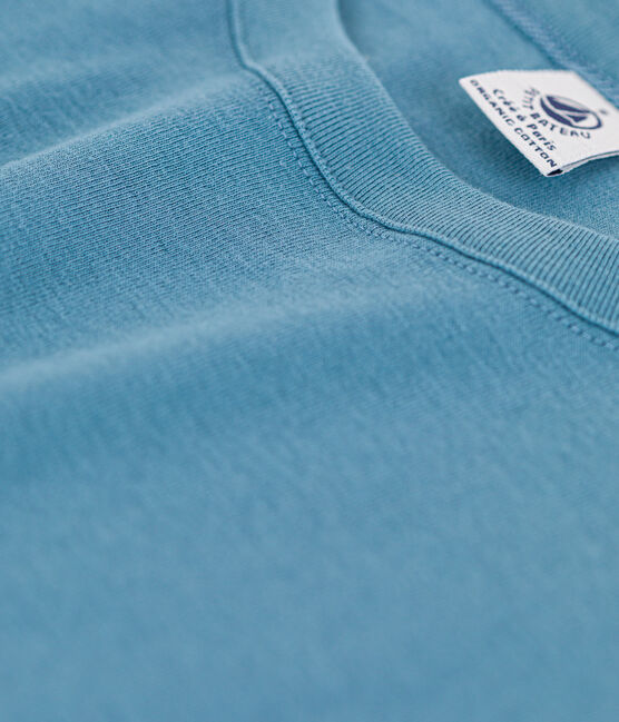 Women's Iconic Cotton Round Neck T-Shirt LAVIS blue