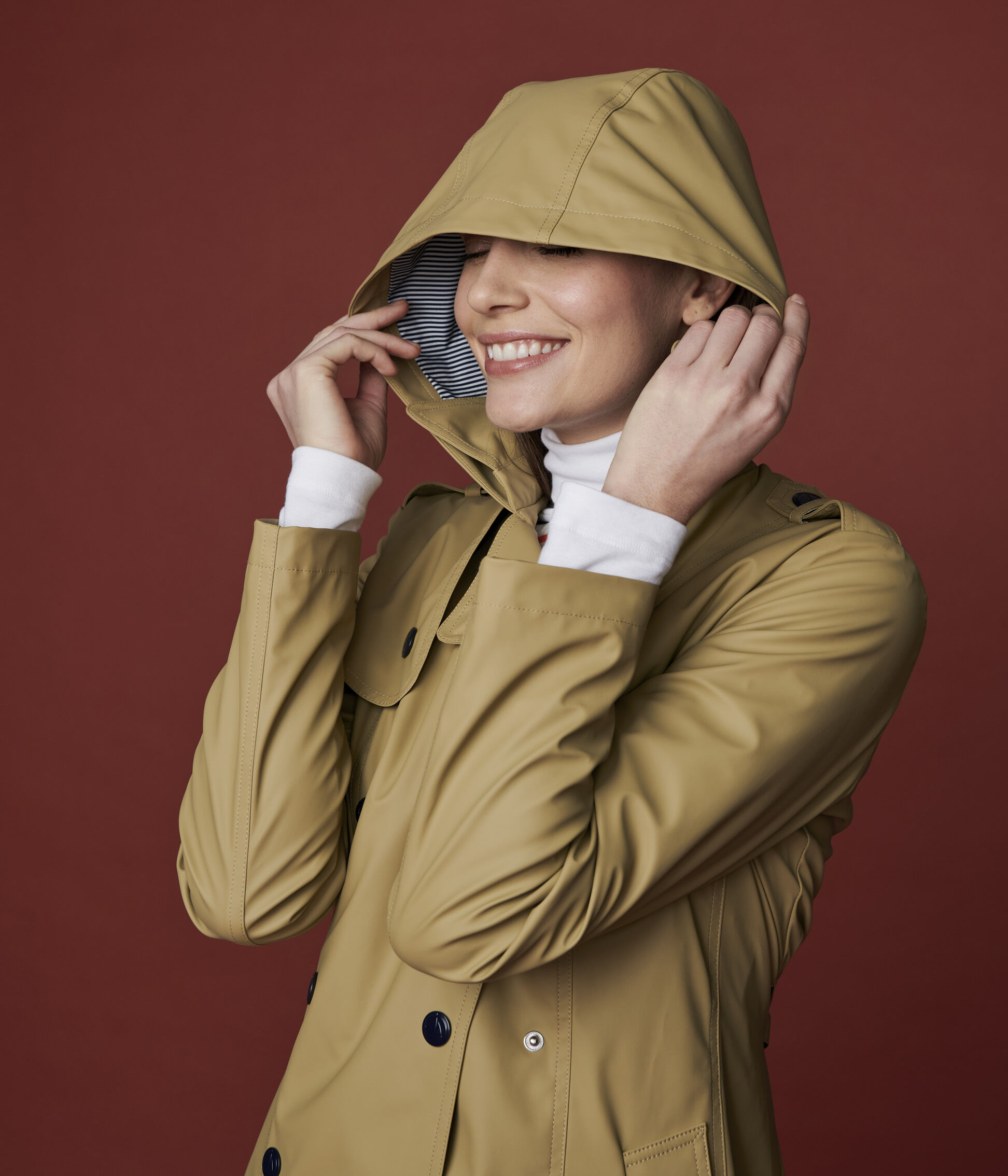 Women's Hooded Trench Coat JERRYCAN 