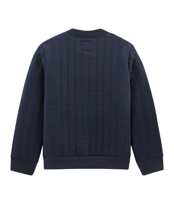 Baseball jacket Jean Jullien SMOKING blue