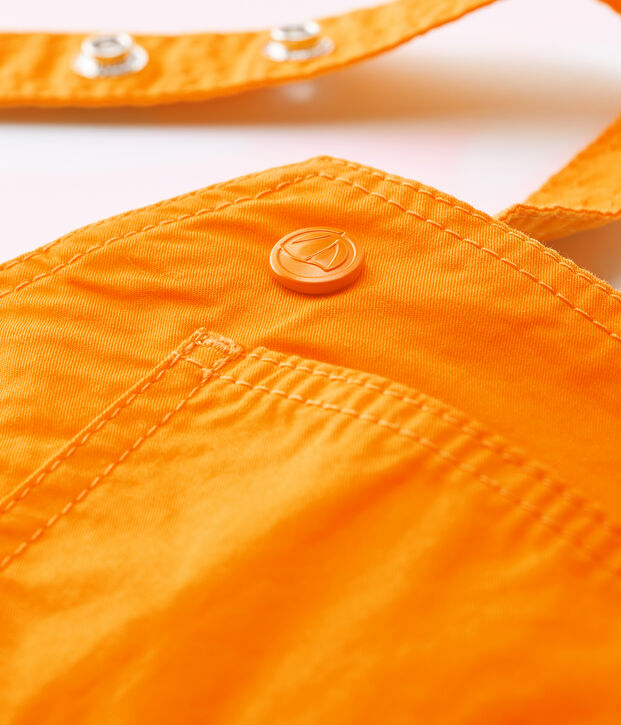 Baby Boys' Fancy Serge Dungaree Shorts yellow