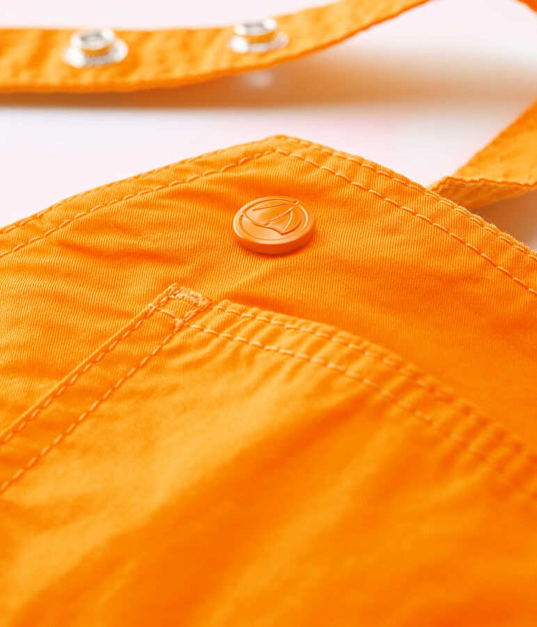 Baby Boys' Fancy Serge Dungaree Shorts yellow