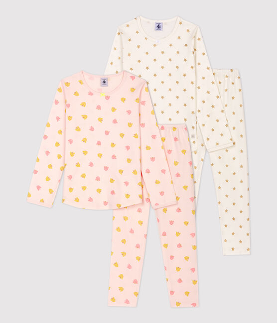 Girls' Star and Panther Print Cotton Pyjamas - 2-Pack variante 1