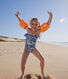 Girls' One-Piece Print Swimsuit