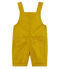 Baby boys' short twill dungarees BAMBOO green