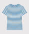 Women's Iconic Cotton Round Neck T-Shirt AZUL /MONTELIMAR