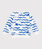 Children's printed cotton sweatshirt MARSHMALLOW white/MULTICO white