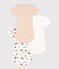Babies' Short-Sleeved Dog Themed Cotton Bodysuits - 3-Pack variante 1