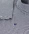 Children's cotton roll neck for girls or boys blue/white